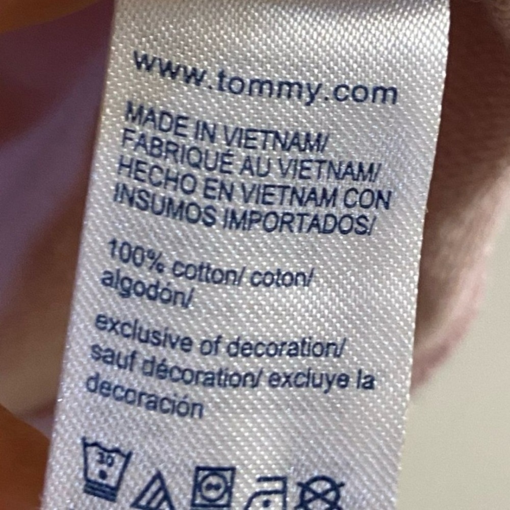 Tommy Jeans Pink Tie-Dye Sweatshirt Y2K men Medium - Picture 7 of 7